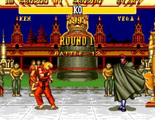 《街霸2》移植到MD和SFC平台后，效果和街机版区别太大