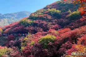 此山位于山东青州，虽然小众，但自然风景很好，秋天游玩最佳图片