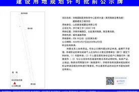 济南西部“医学大道”又公示一路段用地规划图片