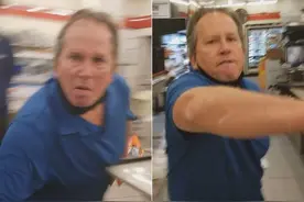 白人男子便利店内叫嚣“亚洲要为疫情负责”，韩国小伙：我差点儿揍他图片