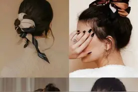 戴丝巾的女人很优雅，教你解锁它在春天的百变系法，建议收藏图片