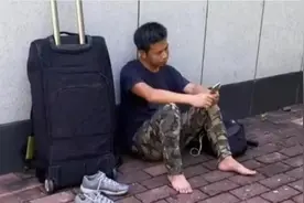 和马云吃过饭！前财经记者流浪街头引热议图片