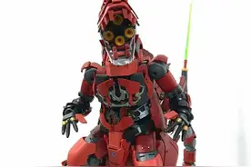 MG比例卡沙扎比模型的正确玩法，机械哥斯拉图片