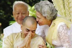 拉那烈亲王不如弟弟西哈莫尼国王俊美，他的儿子却比叔叔更英俊图片