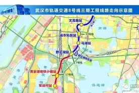 地铁8号线南延线是否有延长到四环的规划？武汉地铁集团回复了图片