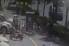 骑车逆行发生事故 警方调查最终找到逃逸女子图片