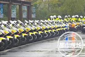 酷毙了！江西骑警技能比武，上演摩托车巅峰对决图片