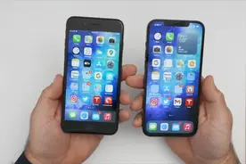 iPhone12ProMax和iPhone8Plus真机对比图片