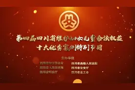 《巾帼四川》特别节目 | 第四届四川省维护妇女儿童合法权益十大优秀案例图片