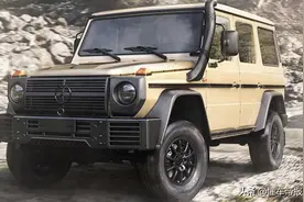 新车 |“硬汉”来了！新奔驰G级军用版官图发布，越野能力更强图片