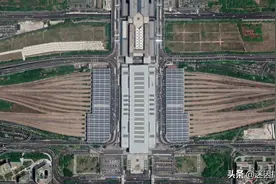 航拍高铁G7509次（上海虹桥-宁波）各车站，途经嘉兴、杭州和绍兴图片