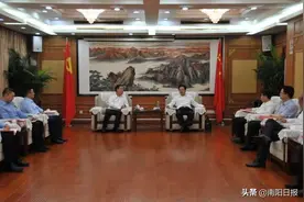 朱是西王智慧会见柏雪峰一行 发展高档次商业 带动高品质生活图片