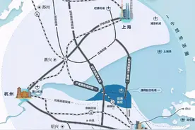 屹立在长三角的中心城，浙江的杭州湾新区图片