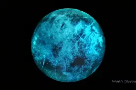 太阳系出现首个会自发光的星球，与外星生物有关图片