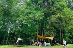 五月天和烧烤最配，成都露营烧烤地点推荐，野炊走起图片