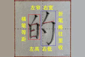 收藏了！中国17个最常用字，图解结构，技法精讲，让你轻松写好字图片