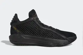 多材质拼接！全新黑魂 adidas Dame 6 即将登场图片