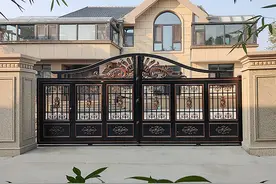 江苏句容别墅庭院门经典案例「利元门业」图片