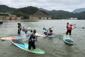 江西赣州上犹南湖国际垂钓中心，桨板攻略，一日游推荐图片