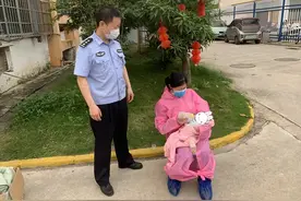 婴儿遭弃，民警不弃 ——派出所民警热心救助一名弃婴图片