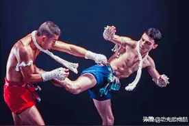泰拳招式以踢止拳：敌方出什么拳，你只管截踢，既简单又有效图片