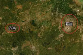 卫星航拍山东寿光：一座被蔬菜大棚包围的城市图片