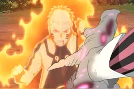 鸣人对战迪鲁达时，忘记最初的忍术，博人：老爸这戏演得有点过图片