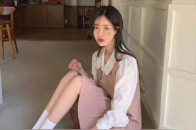 韩系穿搭小合集来啦，跟着漂亮的韩国欧尼学穿搭，你也可以很美图片