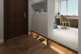 玄关布置设计，给你几个小建议！回家更有仪式感，生活情趣舒适图片