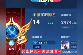 北慕巅峰赛一周没进前十，竟被国服李白拿了第一，韩涵排名真的稳图片