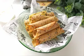 外面买的鸡蛋卷又油又甜，不如自己在家做，好吃简单还方便图片