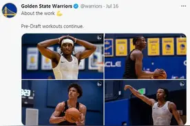 勇士试训7位新秀系流程！曝两选秀权已上货架，拒绝浪费库里巅峰图片