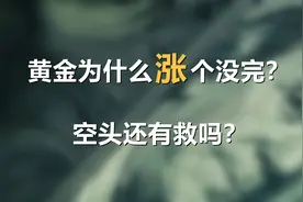 黄金为什么涨个没完？空头还有救吗？图片