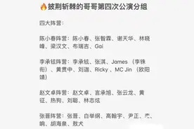 《披荆斩棘》淘汰赛：尹正爆冷，赵文卓不舍刘聪，张淇好感度下降图片