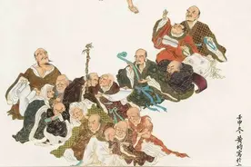 名家人物画《十八罗汉图》欣赏图片