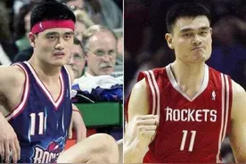 姚明只戴过一次发带，背后有什么故事？他那场比赛表现如何？图片