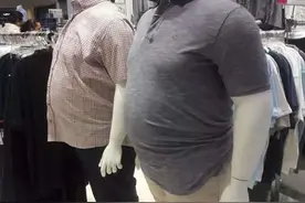 日本百货摆出肥胖型人形模特，网友表示这才是我穿衣服的样子图片