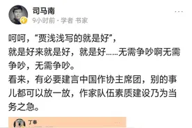 贾浅浅新诗外围战：代理人作家丁奉紧咬不放  司马南开始回应图片