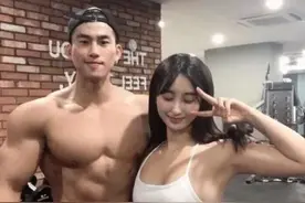 26岁“蜜桃臀”妹子，与36岁肌肉大叔相恋，恋爱后对比不像同一人图片