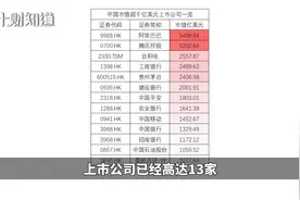 美团市值破千亿美元，中国13家千亿企业名单一览视频封面