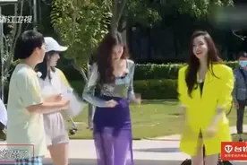 看张天爱在《奔跑吧》为郭麒麟解围，就知道为啥男人都爱她这款了图片