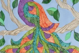 小小碎布，只需简单排列下，就能拼出非常好看的布被，附教程图片