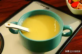 早餐，这米糊三天两头喝一次，暖胃又滋补，比牛奶豆浆还养人图片