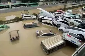 警惕：大量水灾泡水车公开销售，半年多的宝马5系混动只要13万图片