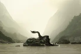 一张“蛟龙出水照片”，世上真的有蛟龙？图片