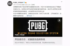 绝地求生又有改动公布！枪声可自由选择 网友：蓝洞终于干正事了图片