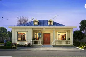 别拿一层不当别墅！4套一层户型图纸，农村养老房的最佳选择图片