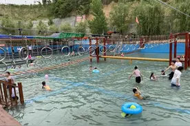 郑州新晋的网红儿童乐园+水上乐园打卡地，塔山湖乐园遛娃新选择图片