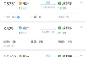 动车“回”来啦！4月10起，达州2.5小时飙拢成都图片