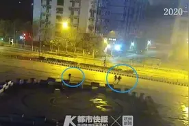 杭州闹市街头半夜上演密室惊魂？女孩疯狂逃命摔倒在地，这人想红想疯了图片